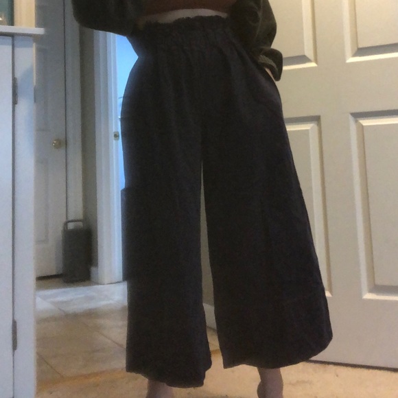 High waisted Cargo Wide Jean || TopShop - Picture 2 of 4